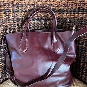 J Crew Harper Leather Tote